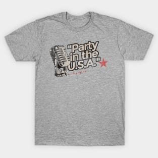 Party in the U.S.A. - Greatest Karaoke Songs Vintage T-Shirt